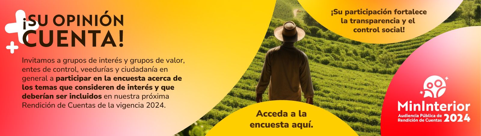 Encuesta de consulta de temas de interés para Rendición de Cuentas vigencia 2024